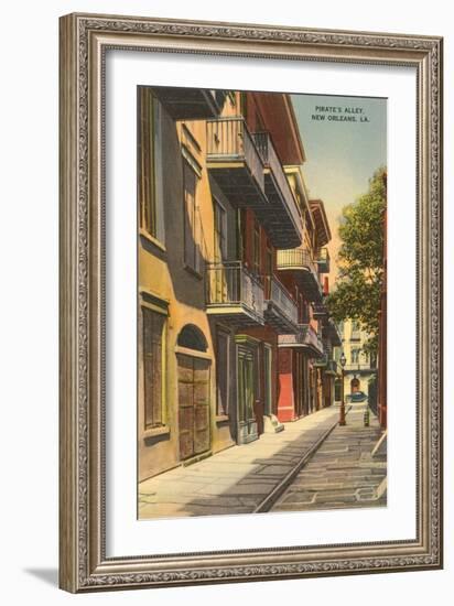 Pirates' Alley, New Orleans, Louisiana-null-Framed Art Print