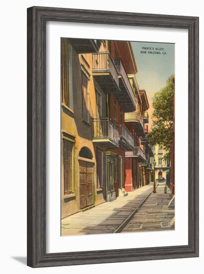 Pirates' Alley, New Orleans, Louisiana-null-Framed Art Print