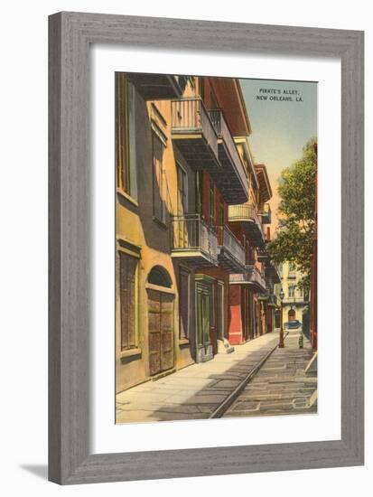 Pirates' Alley, New Orleans, Louisiana-null-Framed Art Print