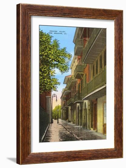 Pirates' Alley, New Orleans, Louisiana-null-Framed Art Print