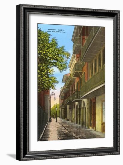 Pirates' Alley, New Orleans, Louisiana-null-Framed Art Print