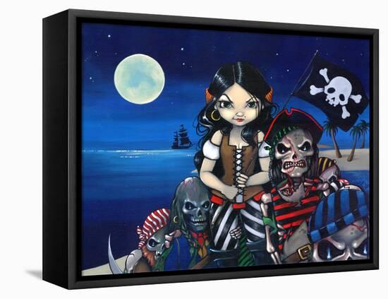 Pirates :  Arrival of the Damned-Jasmine Becket-Griffith-Framed Stretched Canvas