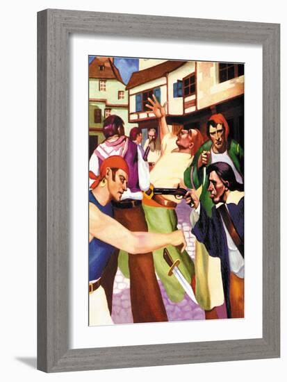 Pirates Ashore-George Taylor-Framed Art Print