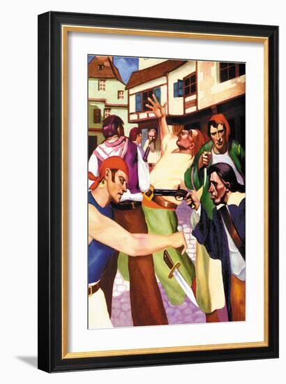 Pirates Ashore-George Taylor-Framed Art Print