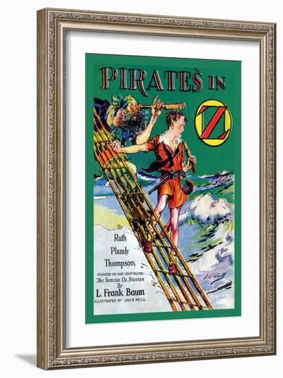 Pirates in Oz-John R. Neill-Framed Art Print