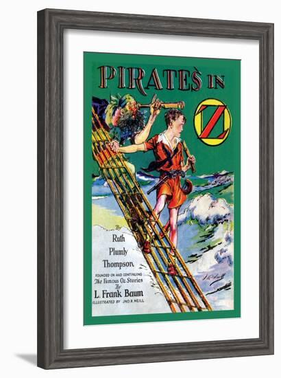 Pirates in Oz-John R. Neill-Framed Art Print