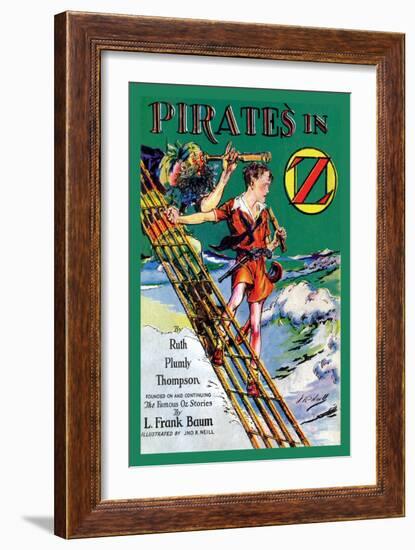 Pirates in Oz-John R. Neill-Framed Art Print