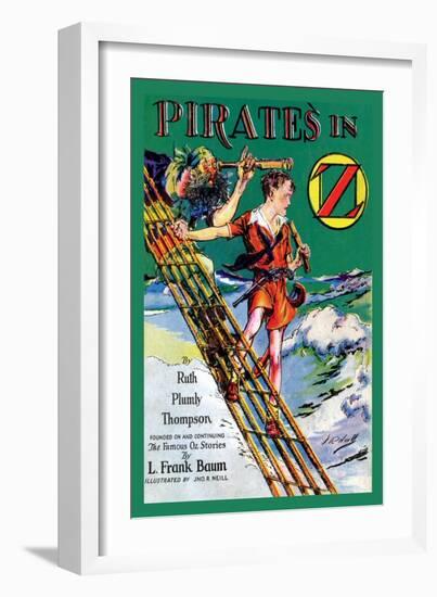 Pirates in Oz-John R. Neill-Framed Art Print