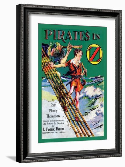 Pirates in Oz-John R. Neill-Framed Art Print