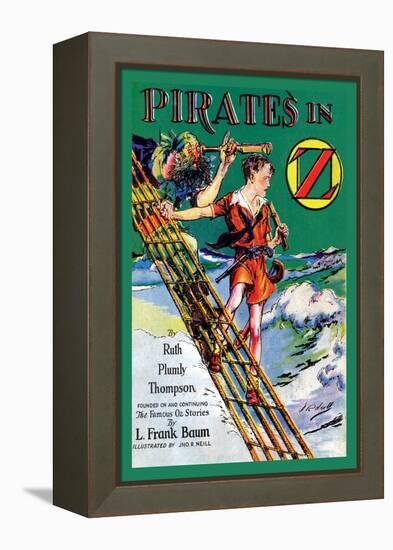 Pirates in Oz-John R. Neill-Framed Stretched Canvas