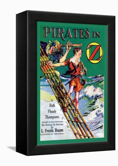 Pirates in Oz-John R. Neill-Framed Stretched Canvas