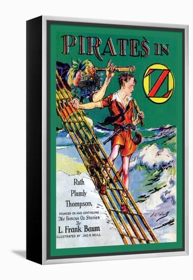 Pirates in Oz-John R. Neill-Framed Stretched Canvas