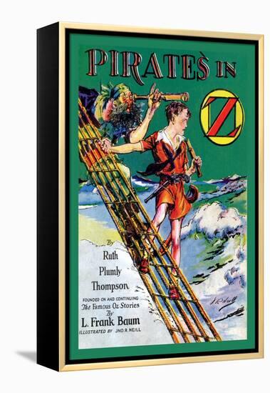 Pirates in Oz-John R. Neill-Framed Stretched Canvas