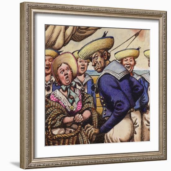 Pirates of Penzance-Pat Nicolle-Framed Giclee Print