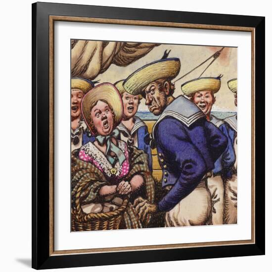Pirates of Penzance-Pat Nicolle-Framed Giclee Print