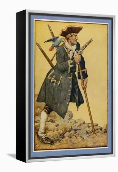 Pirates, Robert Louis Stephenson, UK-null-Framed Premier Image Canvas