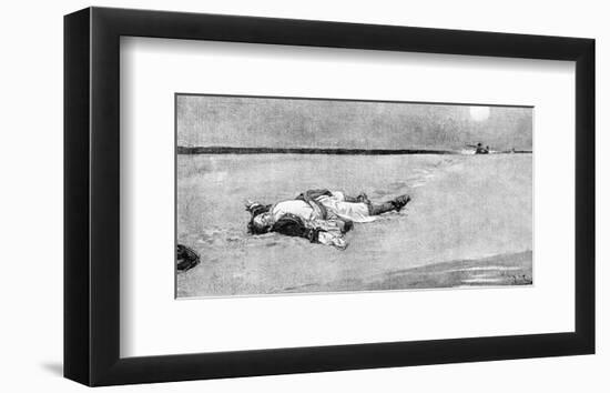 Pirates Used to Do That to Their Captains Now and Then-Howard Pyle-Framed Premium Giclee Print