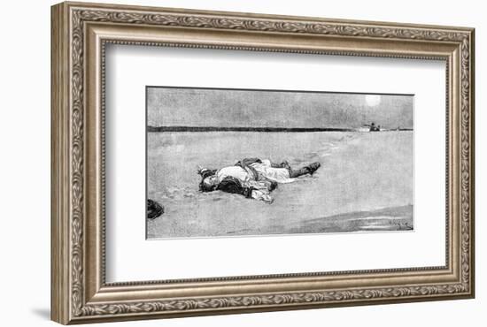 Pirates Used to Do That to Their Captains Now and Then-Howard Pyle-Framed Premium Giclee Print