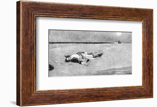 Pirates Used to Do That to Their Captains Now and Then-Howard Pyle-Framed Premium Giclee Print