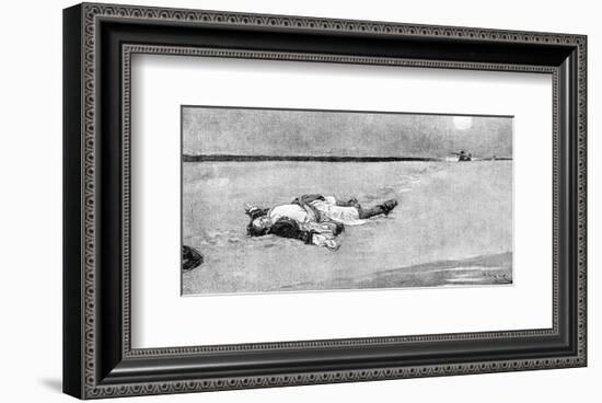 Pirates Used to Do That to Their Captains Now and Then-Howard Pyle-Framed Premium Giclee Print