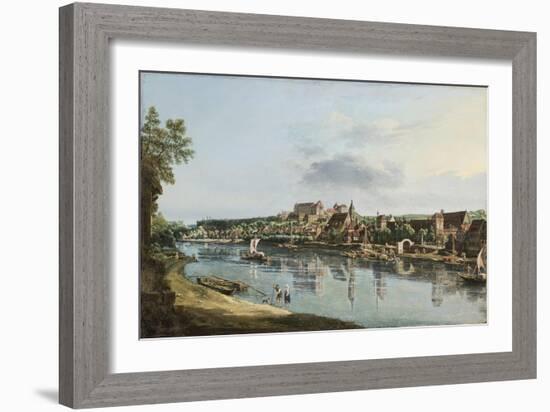 Pirna on the Elba, C.1756-Bernardo Bellotto-Framed Giclee Print