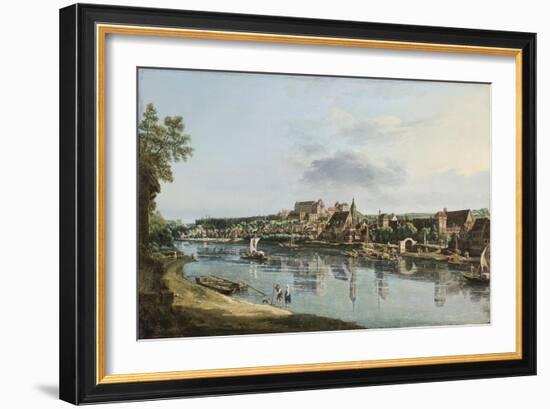 Pirna on the Elba, C.1756-Bernardo Bellotto-Framed Giclee Print