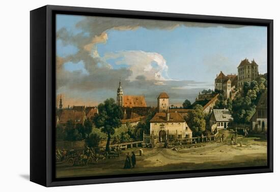 Pirna: The Obertor from the South, c.1760-Bernardo Bellotto-Framed Premier Image Canvas