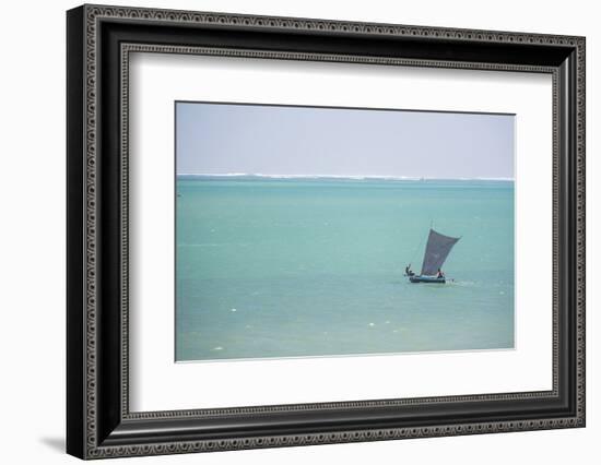 Pirogue, a Traditional Madagascar Sailing Boat, Ifaty Beach, Madagascar, Africa-Matthew Williams-Ellis-Framed Photographic Print