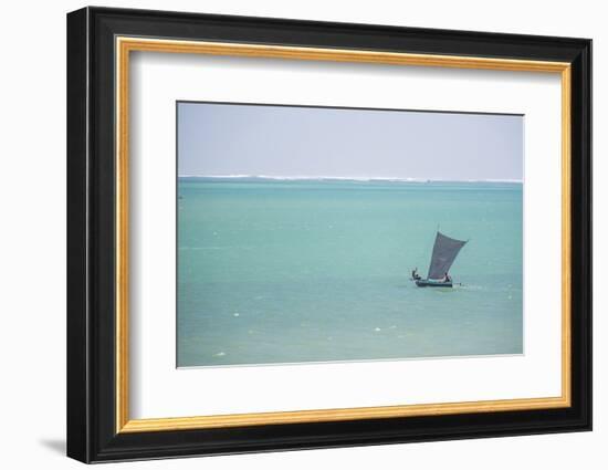 Pirogue, a Traditional Madagascar Sailing Boat, Ifaty Beach, Madagascar, Africa-Matthew Williams-Ellis-Framed Photographic Print