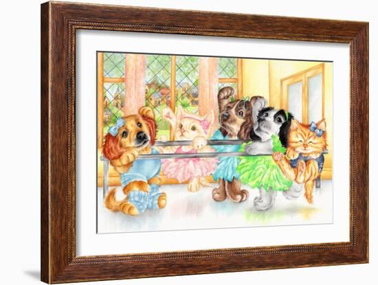 Pirouette Pets-Karen Middleton-Framed Giclee Print