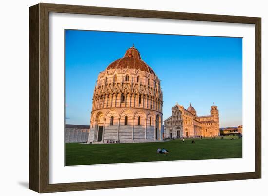 Pisa Baptistery-bloodua-Framed Photographic Print