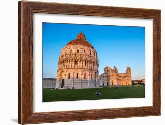 Pisa Baptistery-bloodua-Framed Photographic Print