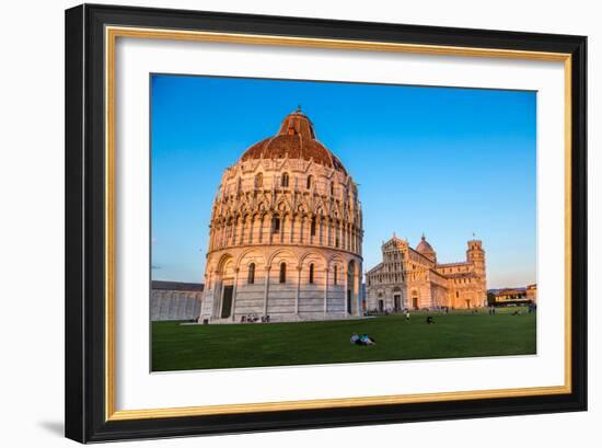 Pisa Baptistery-bloodua-Framed Photographic Print