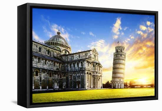 Pisa City-vent du sud-Framed Premier Image Canvas