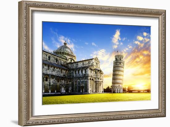 Pisa City-vent du sud-Framed Photographic Print