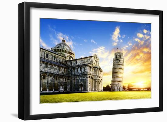 Pisa City-vent du sud-Framed Photographic Print