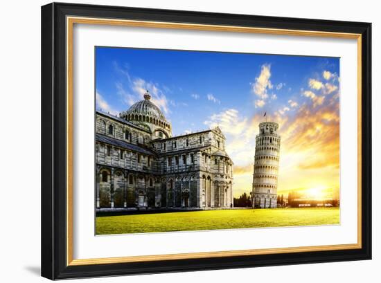 Pisa City-vent du sud-Framed Photographic Print