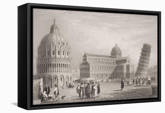 Pisa, Engraved by William Finden (1787-1852)-Samuel Prout-Framed Premier Image Canvas