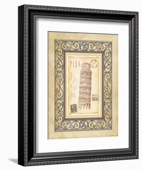 Pisa Postcard-Andrea Laliberte-Framed Art Print