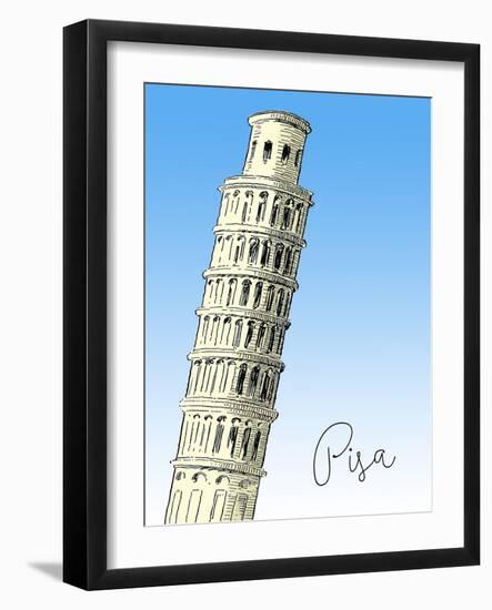 Pisa-The Saturday Evening Post-Framed Giclee Print