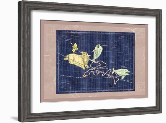 Pisces and Aries-null-Framed Art Print