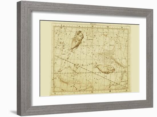 Pisces-Sir John Flamsteed-Framed Art Print