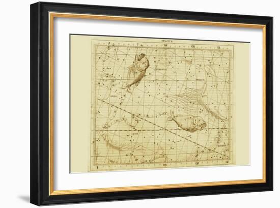 Pisces-Sir John Flamsteed-Framed Art Print