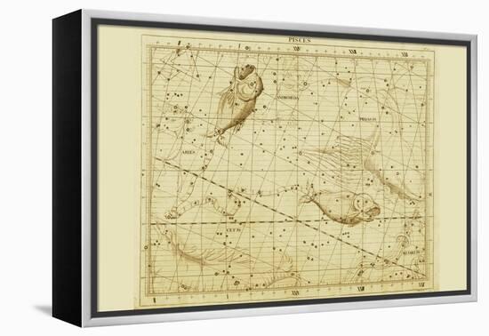 Pisces-Sir John Flamsteed-Framed Stretched Canvas