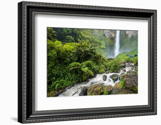 Piso Waterfall Outside Berestagi, Sumatra, Indonesia, Southeast Asia, Asia-John Alexander-Framed Photographic Print