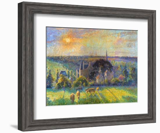 Pissarro: Eragny, 1895-Camille Pissarro-Framed Giclee Print