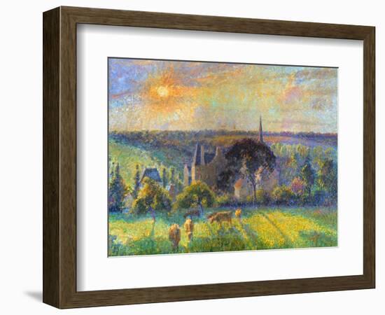 Pissarro: Eragny, 1895-Camille Pissarro-Framed Giclee Print