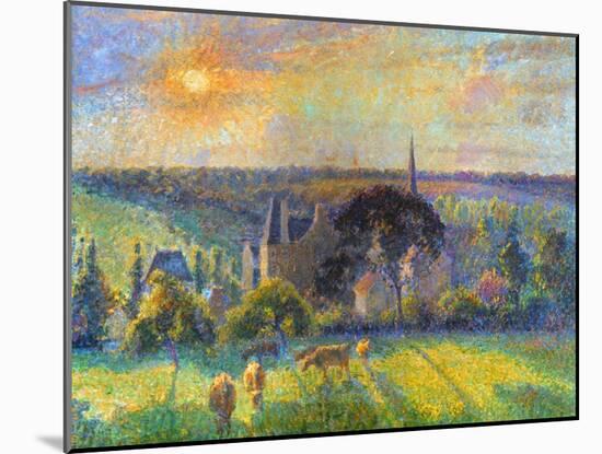 Pissarro: Eragny, 1895-Camille Pissarro-Mounted Giclee Print