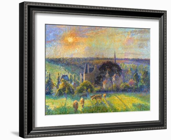 Pissarro: Eragny, 1895-Camille Pissarro-Framed Giclee Print