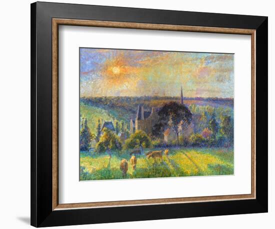 Pissarro: Eragny, 1895-Camille Pissarro-Framed Premium Giclee Print